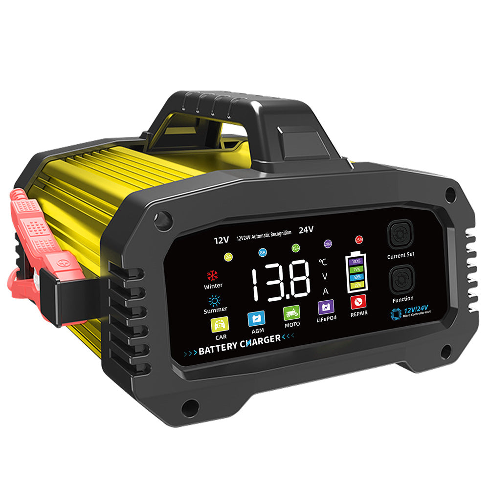 E-FAST TK-2500 25A Max Car Automatic Battery Charger for Lithium LiFePO4 AGM GEL Lead-Acid E-FAST TK-2500 25A Max Car Automatic Battery Charger for Lithium LiFePO4 AGM GEL Lead-Acid